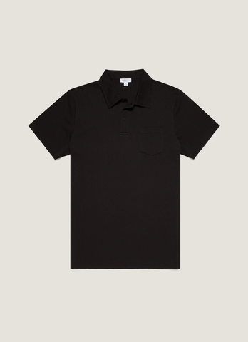 Riviera Polo Shirt in Black