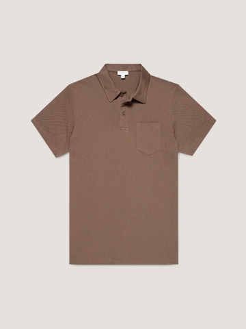 Riviera Polo Shirt in Bark