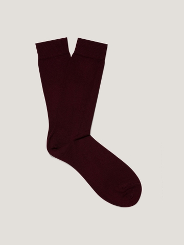 Cotton Socks in Maroon