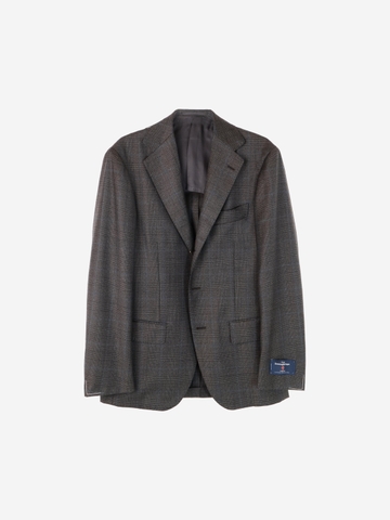 Simone cedro glen check suit -  E.Zegna 'Electa'