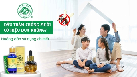Dầu tràm chống muỗi: Có thực sự hiệu quả? Hướng dẫn chi tiết