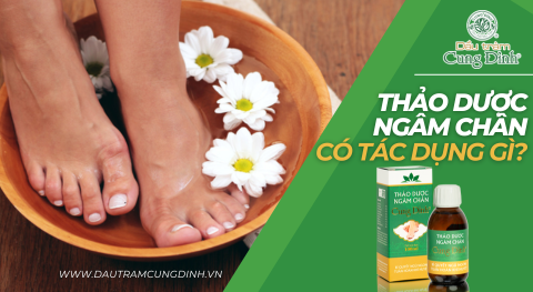 Thảo dược ngâm chân có tác dụng gì?