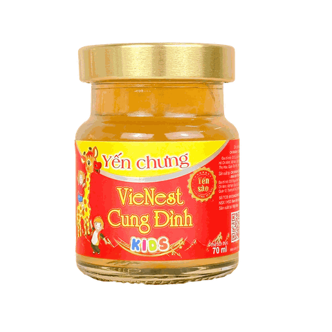 Yến chưng VieNest Cung Đình Kids - Lốc 6 hũ (LỚN)