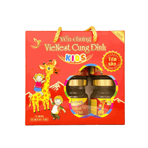 Yến chưng VieNest Cung Đình Kids (Lốc 6 hũ x 70ml)