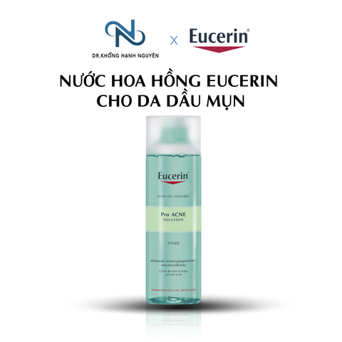 [HÀNG NHẬP KHẨU] Nước Hoa Hồng Eucerin Cho Da Dầu Mụn Pro Acne Solution Toner