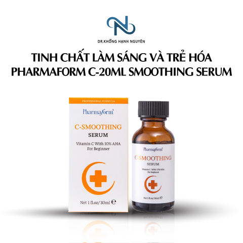 Pharmaform C-20ml Smoothing Serum - Tinh chất làm sáng và trẻ hóa da, chống lão hóa (hàng công ty)