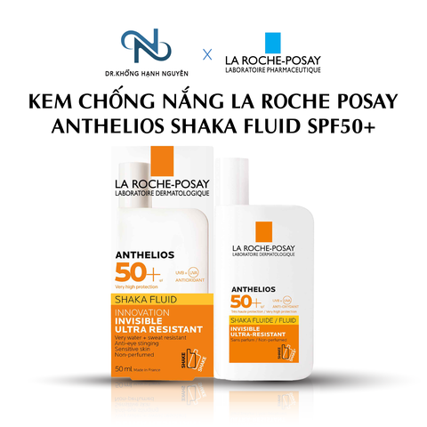 Kem Chống Nắng Cho Da Khô, Nhạy Cảm La Roche-Posay Anthelios Invisible Fluid SPF 50+
