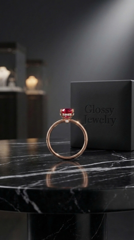 Nhẫn nữ Ruby