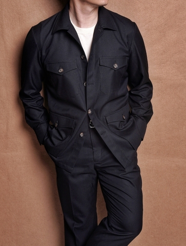Black Birdeye Techwool Safari Jacket