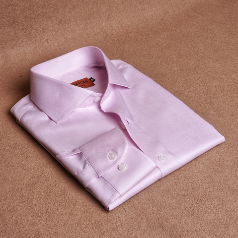 Twill Pink Cotton Shirt