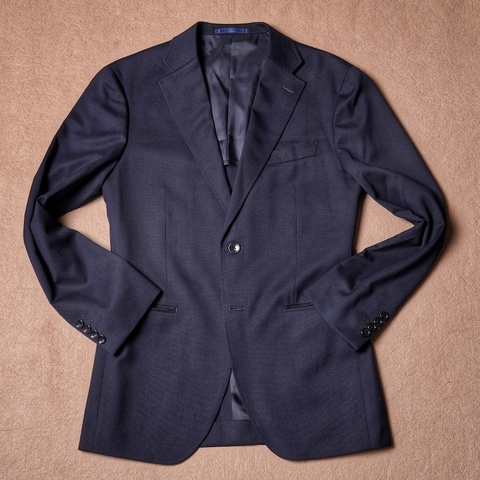 Navy Wool Blend - Les Mues