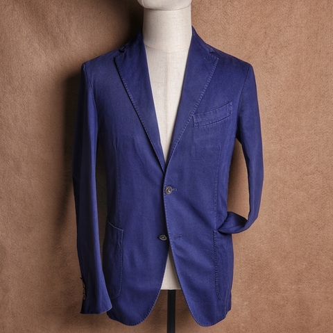 Special Garment Dyed Dark Blue Cotton - Boglioli