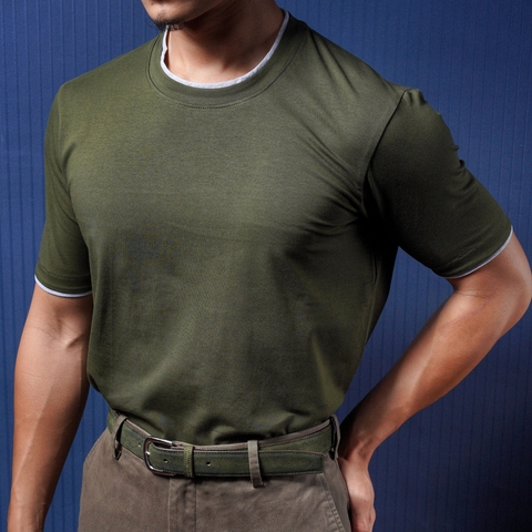 Dark Green Linea TShirt