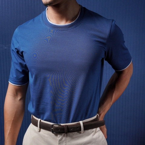 Mid Blue Linea TShirt