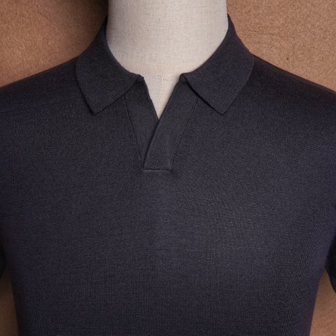 Firenze Grey Knit Polo