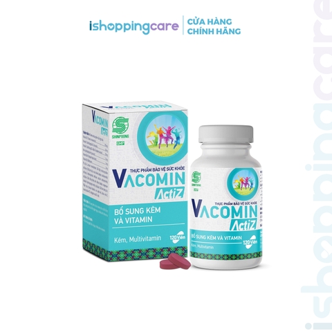 Viên Uống Bổ Sung Kẽm Và Vitamin Vacomin Actiz (120 Viên)