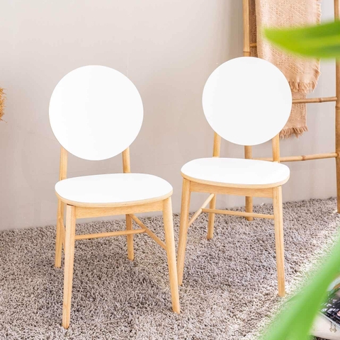 Ghế Ăn Gỗ Cao Su Tự Nhiên VIBORG
