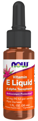 NOW FOODS VITAMIN E LIQUID D-ALPHA TOCOPHEROL 