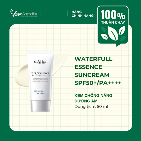 d'Alba WATERFULL ESSENCE SUNCREAM SPF50+/PA++++