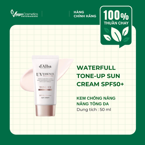 D’ALBA WATERFULL TONE-UP SUN CREAM SPF50+