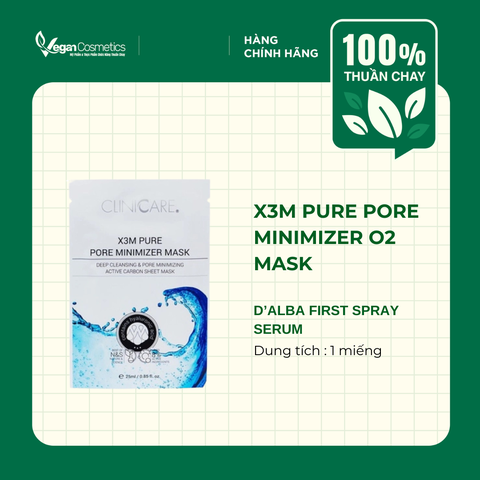 CLINICCARE X3M PURE PORE MINIMIZER O2 MASK