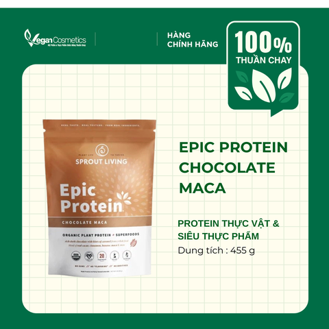 SPROUT LIVING EPIC PROTEIN CHOCOLATE MACA
