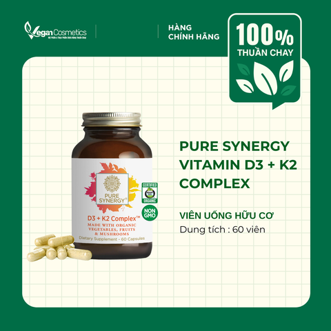 PURE SYNERGY VITAMIN D3 + K2 COMPLEX