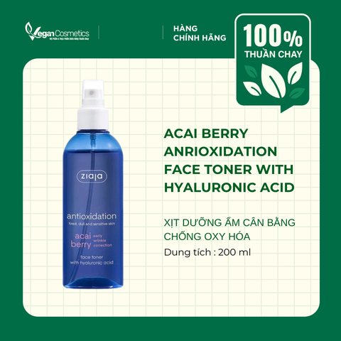 ZIAJA ACAI BERRY MICELLAR CLEANSING FACE SCRUB GEL