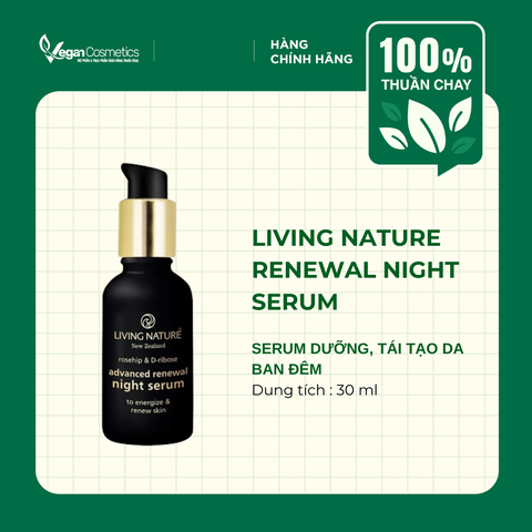 LIVING NATURE RENEWAL NIGHT SERUM