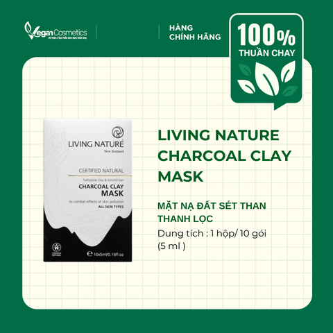LIVING NATURE CHARCOAL CLAY MASK