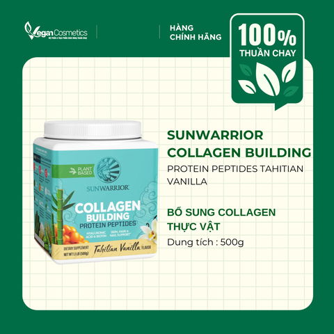SUNWARRIOR COLLAGEN BUILDING PROTEIN PEPTIDES TAHITIAN VANILLA