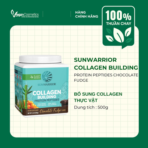 SUNWARRIOR COLLAGEN BUILDING PROTEIN PEPTIDES CHOCOLATE FUDGE