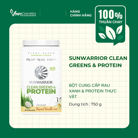 SUNWARRIOR CLEAN GREENS & PROTEIN
