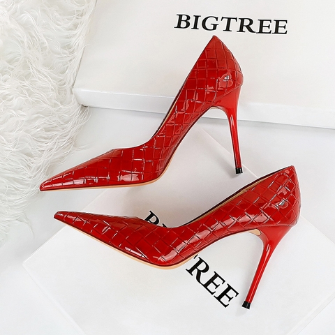 Giày cao gót Bigtree chính hãng Giày nữ thời trang Giày công sở 1932-1