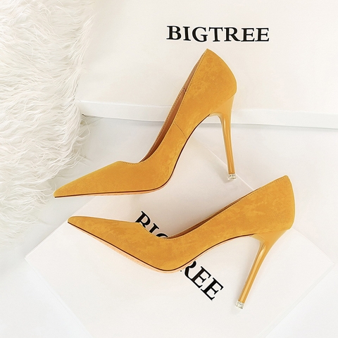 Giày cao gót Bigtree chính hãng Giày nữ thời trang Giày công sở 1829-7