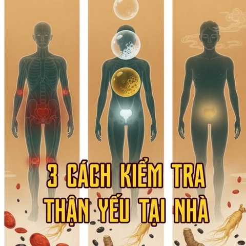 3 CÁCH TỰ KIỂM TRA THẬN YẾU TẠI NHÀ (AI CŨNG LÀM ĐƯỢC - Lưu lại để kiểm tra sức khoẻ chính mình)