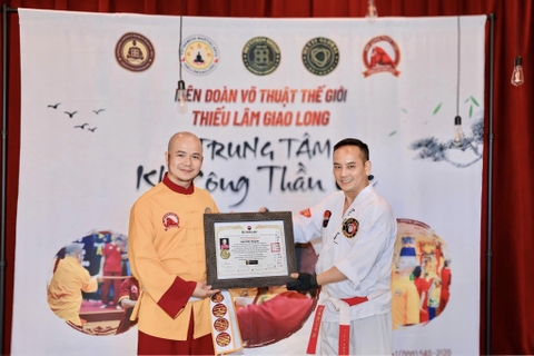 Lễ Ra Mắt Liên Đoàn Võ Thuật Thế Giới Thiếu Lâm Giao Long tại Hoa Kỳ