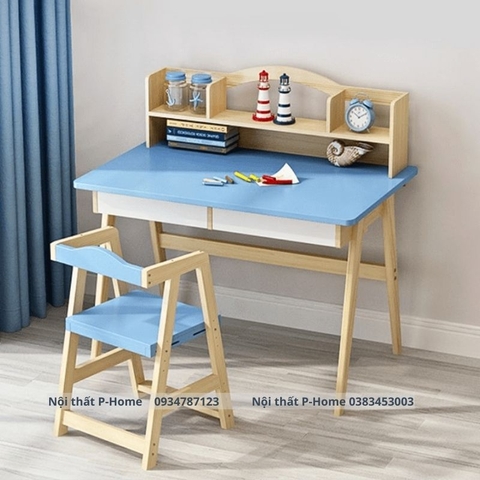 Bàn học sinh bằng gỗ nhỏ gọn PHH-09