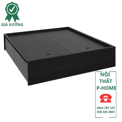 Giường gỗ MDF có 2 hộc tủ kéo PH56