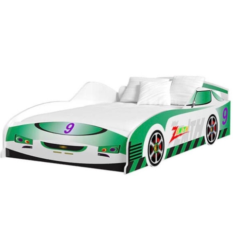 Giường ngủ ô tô màu xanh lá cho bé trai PH-231