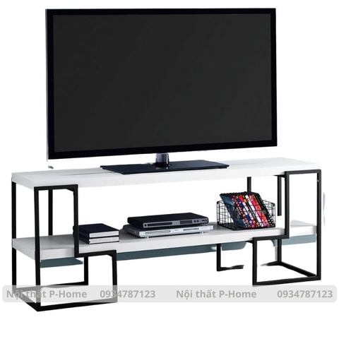 Kệ tivi khung sắt mặt gỗ PHKTV-08