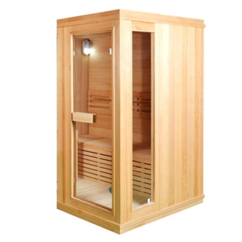 Phòng Xông Hơi Khô Thiết Kế Gỗ Thông Mỹ 1 Người 1m x 1m