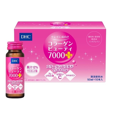 DHC - Nước uống bổ sung Collagen dưỡng ẩm, ngừa lão hóa 7000 Plus
