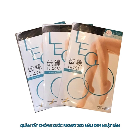 Quần tất chống xước Regart 20D màu đen size M