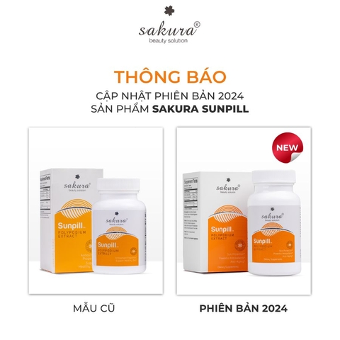 Sakura Beauty - Viên Uống Chống Nắng Sinh Học Toàn Thân Sakura Sunpill