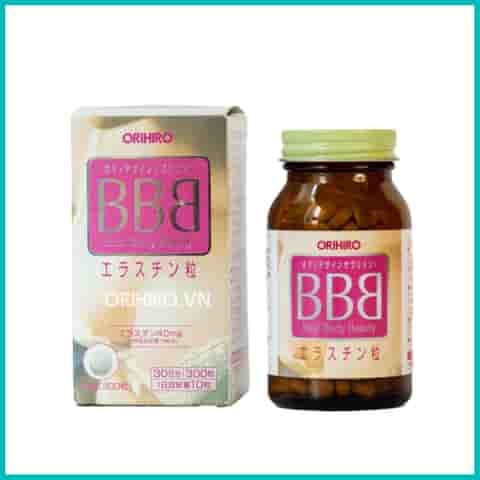 ORIHIRO - Viên uống hỗ trợ nở ngực BBB Best Body Beauty 300 viên ( 30 ngày)