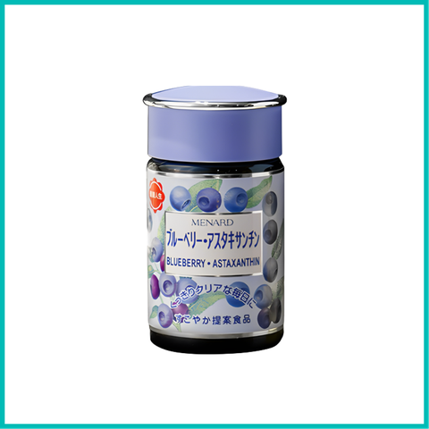 MENARD- Viên uống chống oxy hóa, bổ mắt Blueberry Astaxanthin 120 viên (40 ngày)