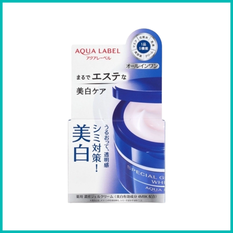 SHISEIDO_Kem dưỡng Aqualabel Special Gel White 90g màu xanh (dưỡng trắng, mềm da)