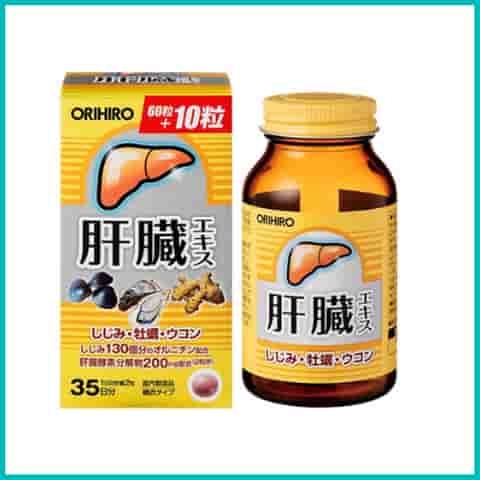 ORIHIRO - Viên uống bổ gan Shijimi Orihiro 70 viên (35 ngày)