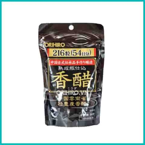 Orihiro  - Viên Uống Giảm Cân Giấm Đen Gạo Lứt 216 Viên ( 54 Ngày)